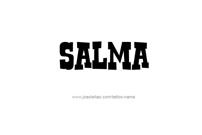 Tattoo Design Name Salma  