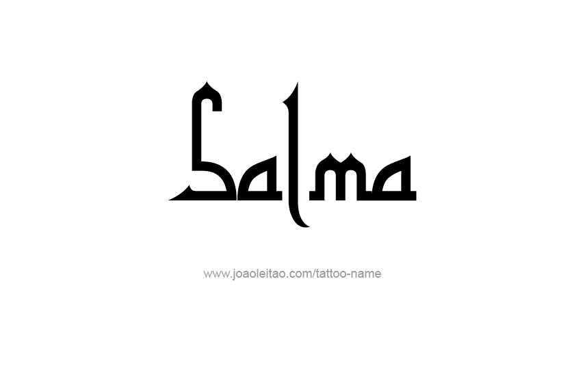 Tattoo Design Name Salma  