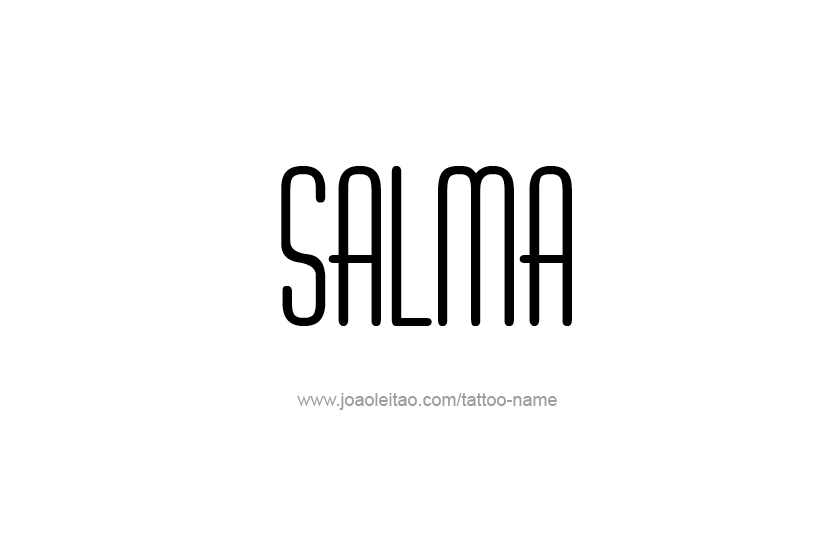 Tattoo Design Name Salma  