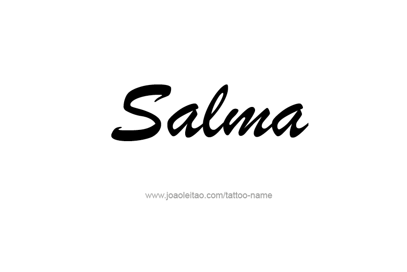 Tattoo Design Name Salma  