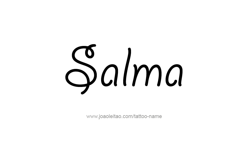 Tattoo Design Name Salma  