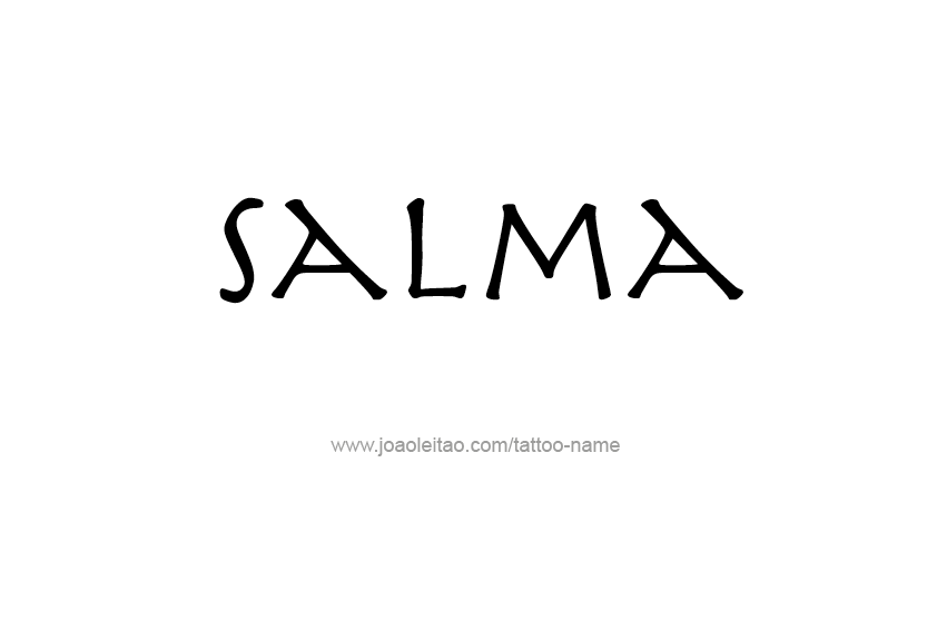 Tattoo Design Name Salma  