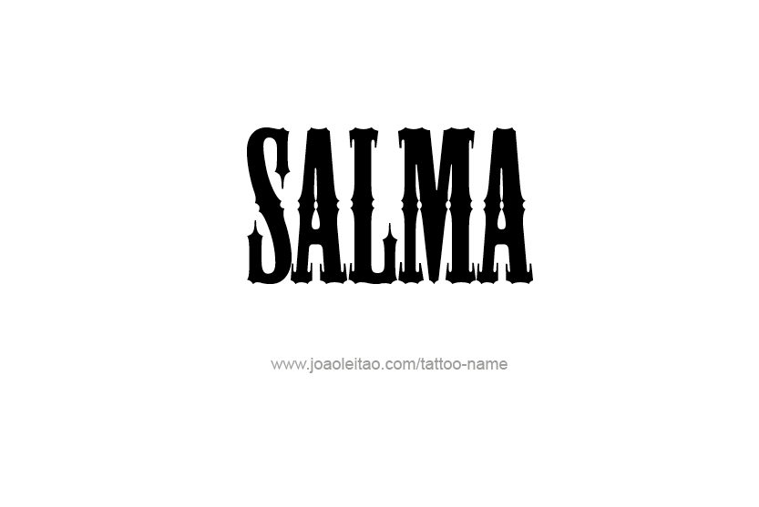 Tattoo Design Name Salma  