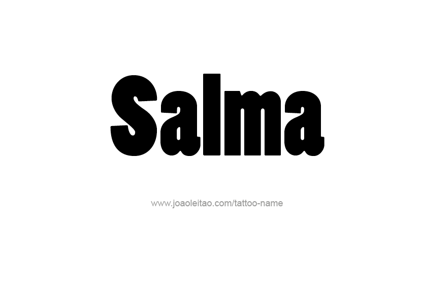 Tattoo Design Name Salma  