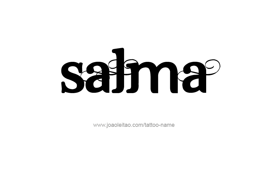 Tattoo Design Name Salma  