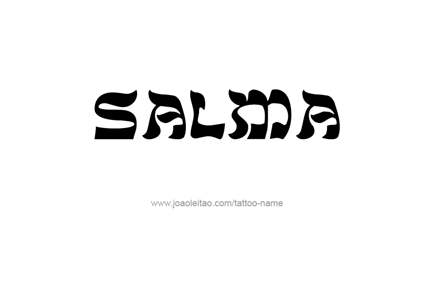 Tattoo Design Name Salma  