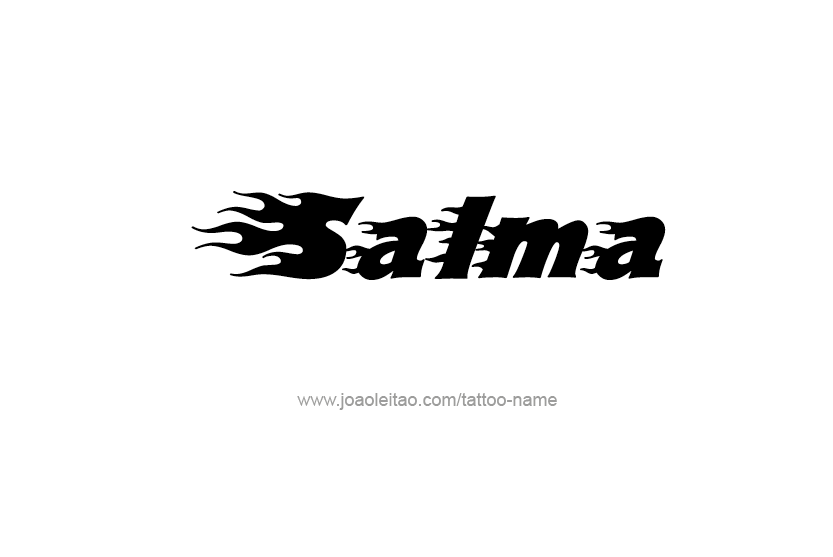 Tattoo Design Name Salma  