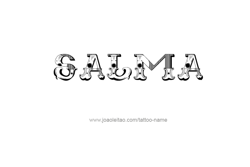 Tattoo Design Name Salma  