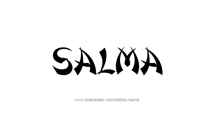 Tattoo Design Name Salma
