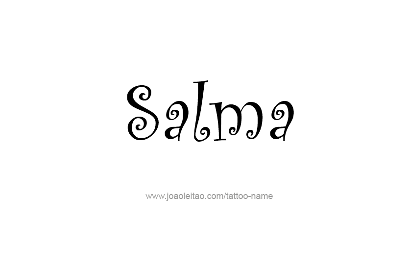 Tattoo Design Name Salma  