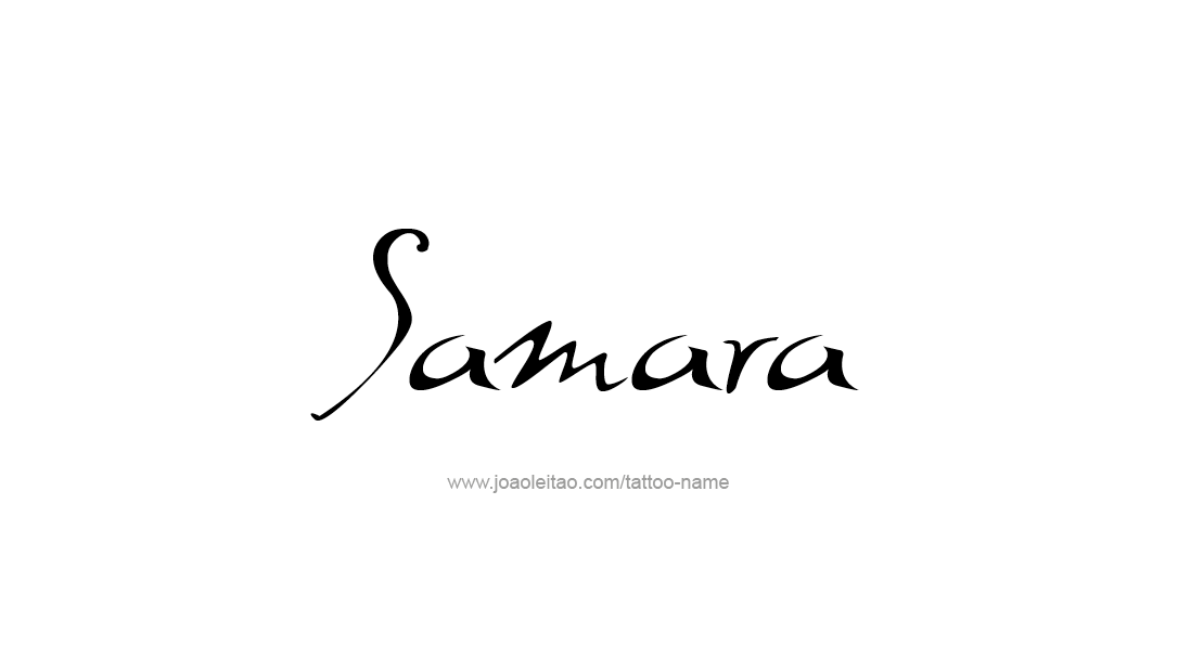 Tattoo Design Name Samara  