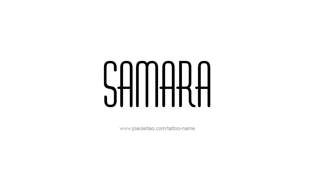 Tattoo Design Name Samara  