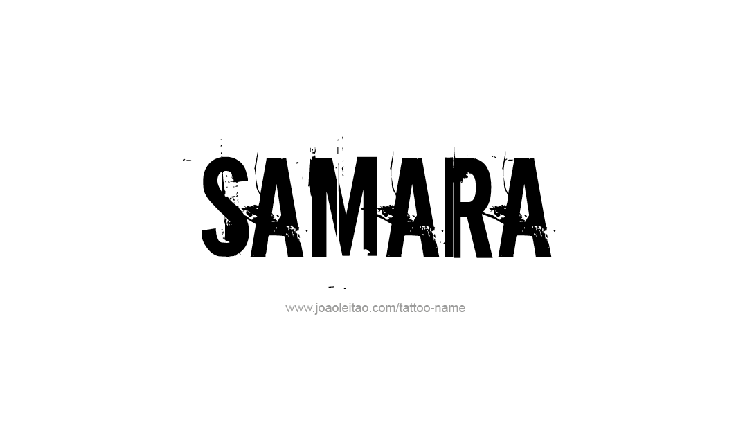 Tattoo Design Name Samara  