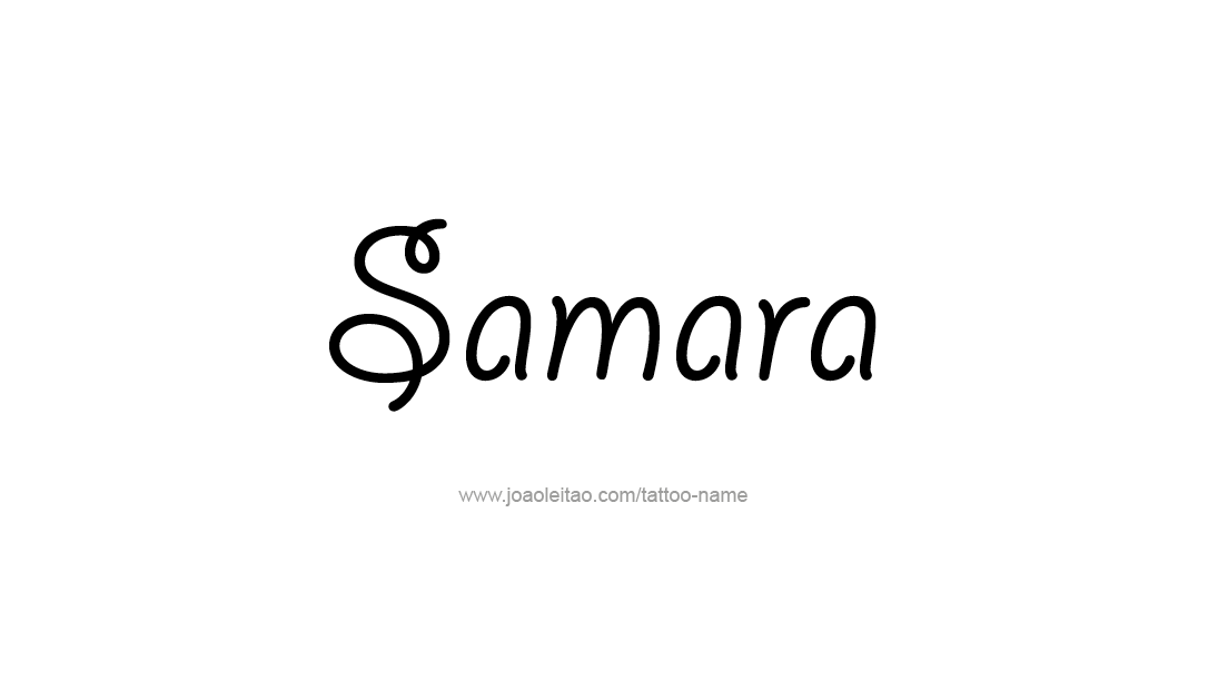 Tattoo Design Name Samara  