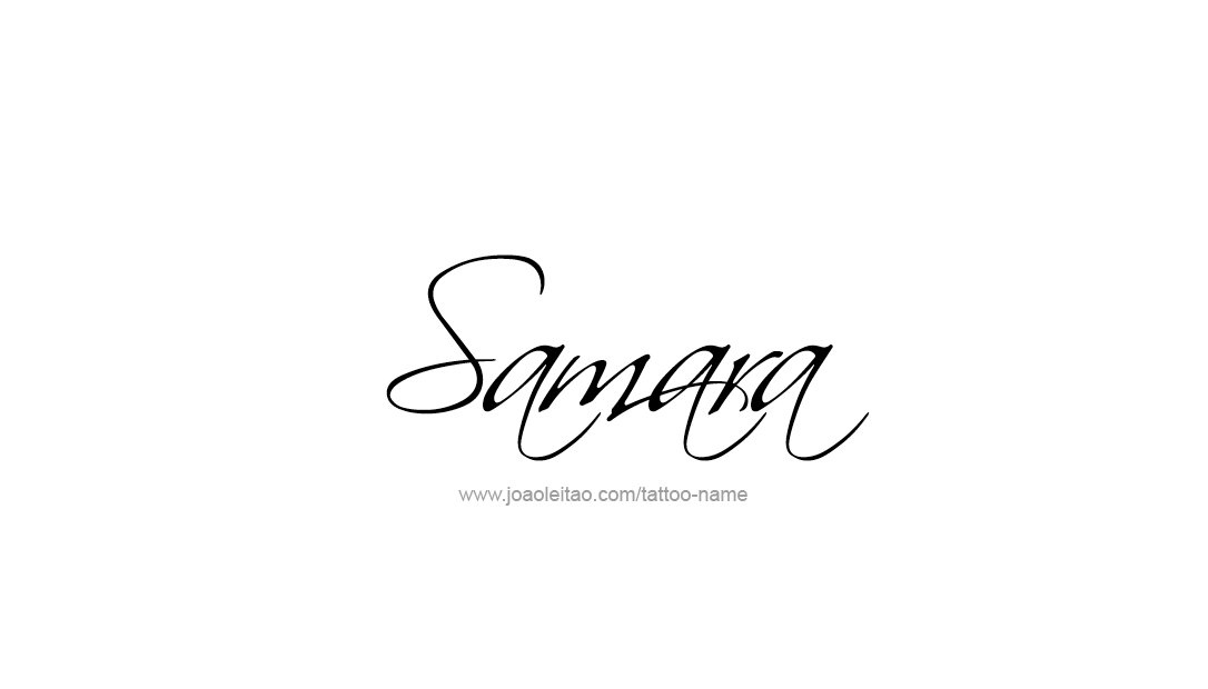 Tattoo Design Name Samara  