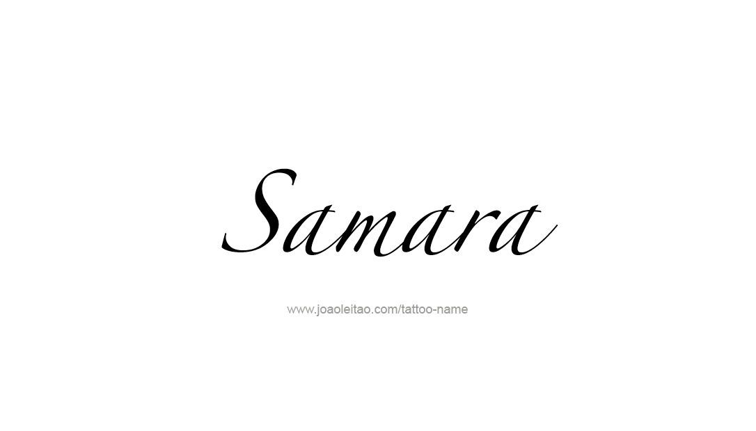 Tattoo Design Name Samara  