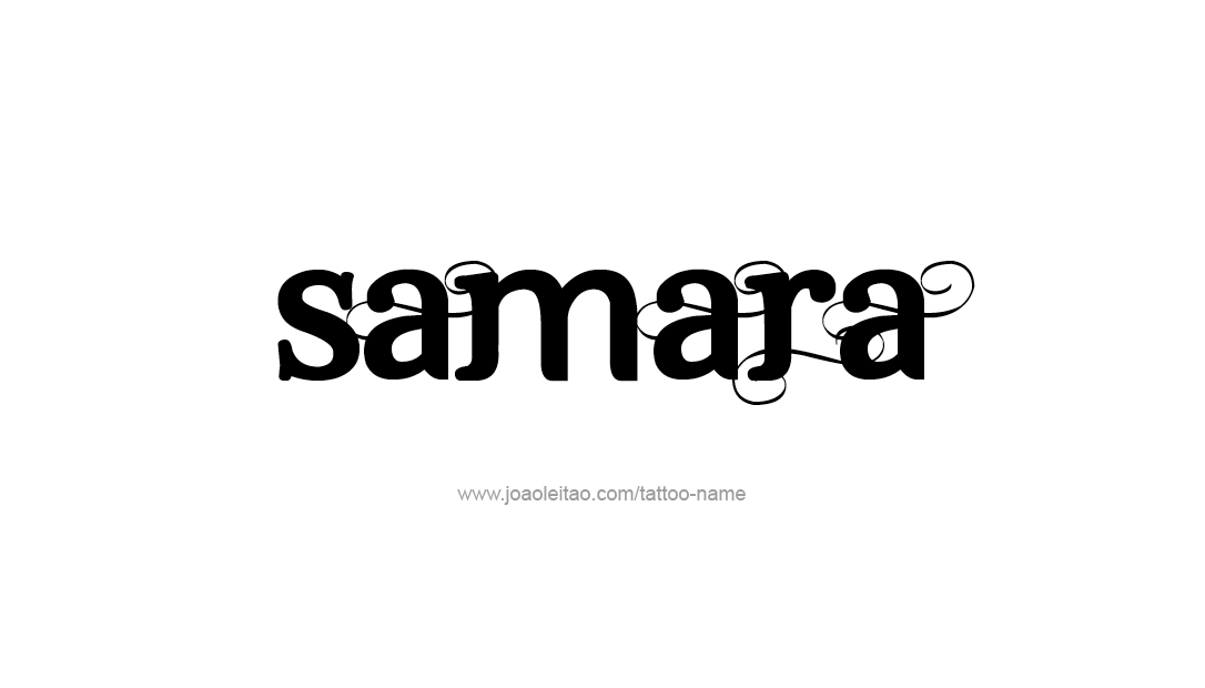 Tattoo Design Name Samara  