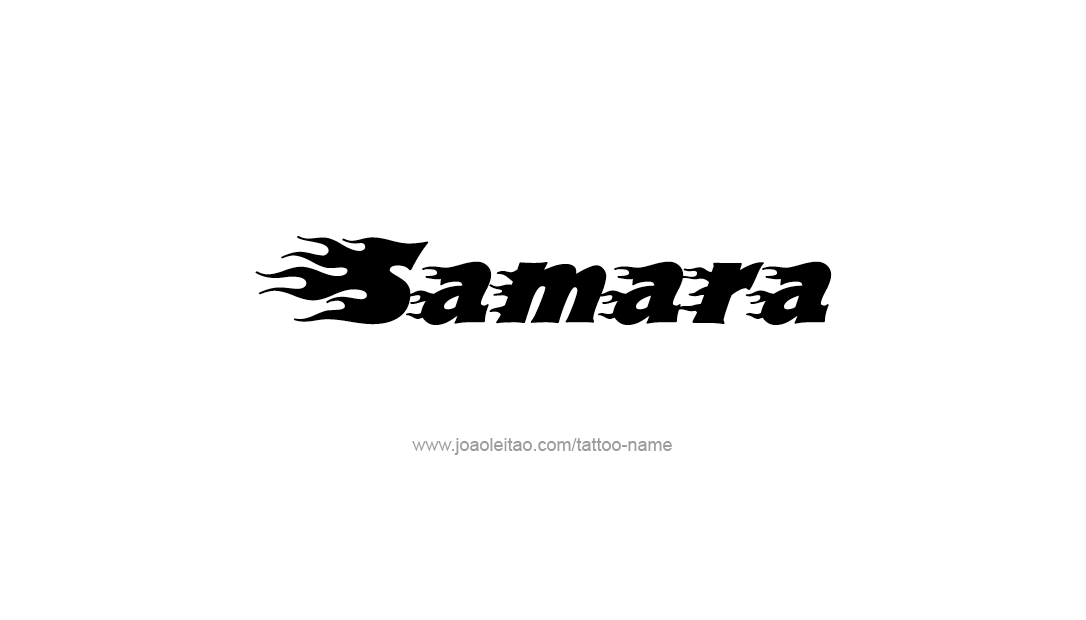 Tattoo Design Name Samara  