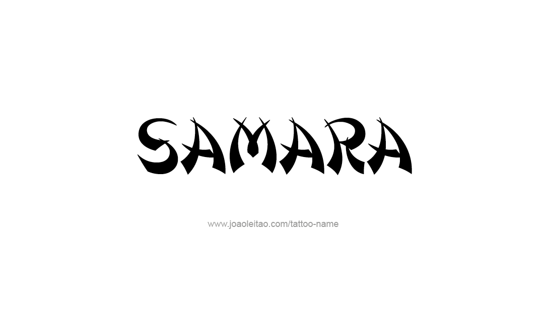 Tattoo Design Name Samara