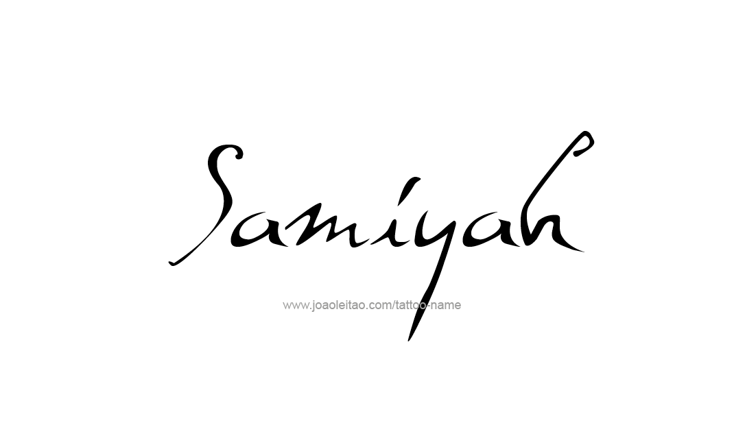 Tattoo Design Name Samiyah  