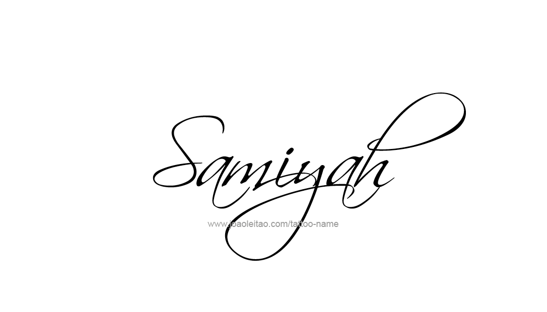 Tattoo Design Name Samiyah  