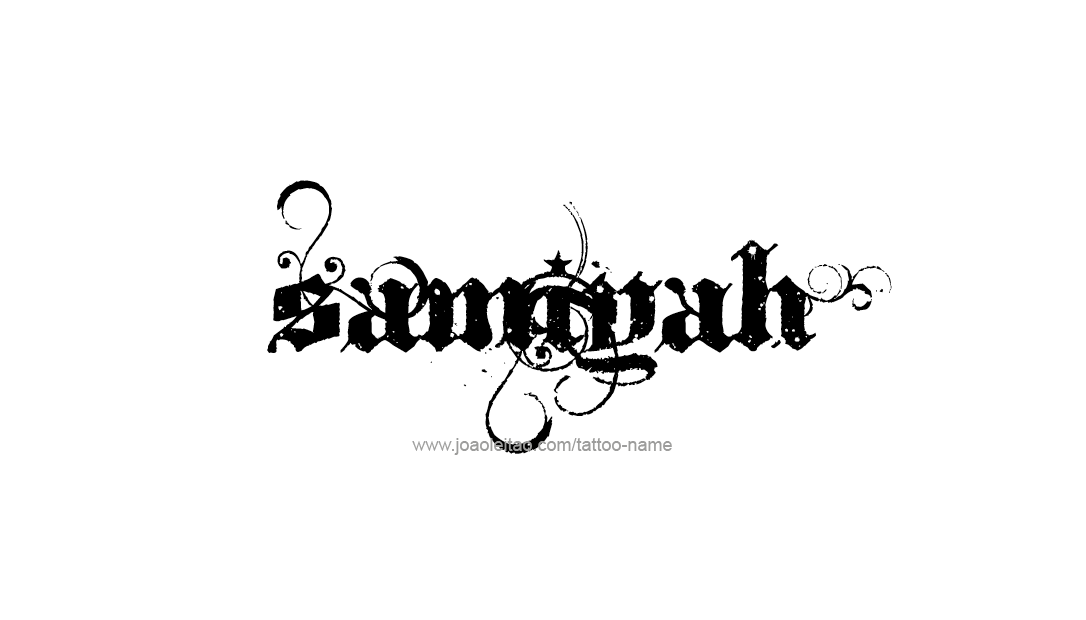 Tattoo Design Name Samiyah  