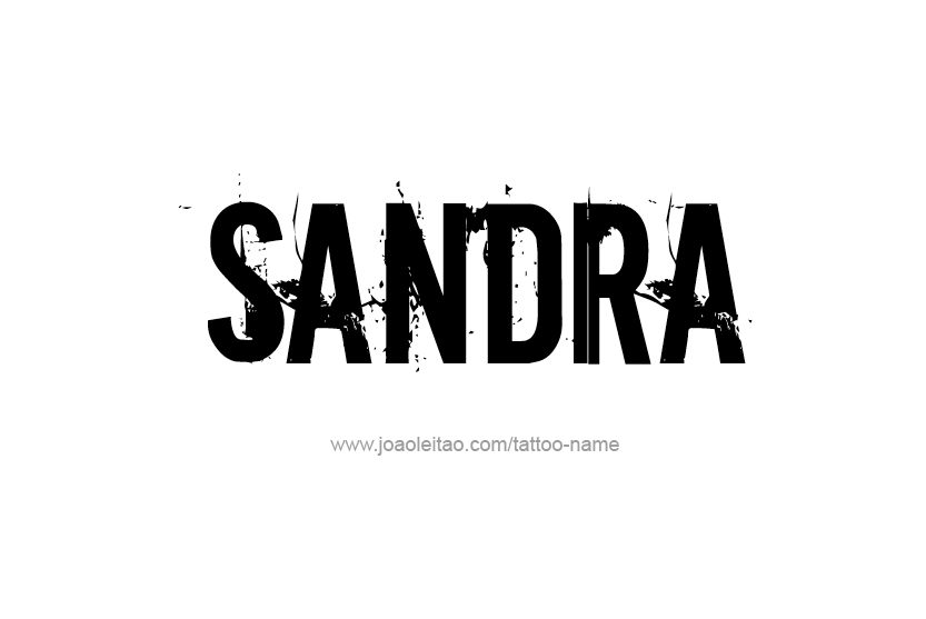 Tattoo Design Name Sandra  