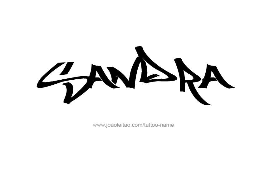 Tattoo Design Name Sandra  