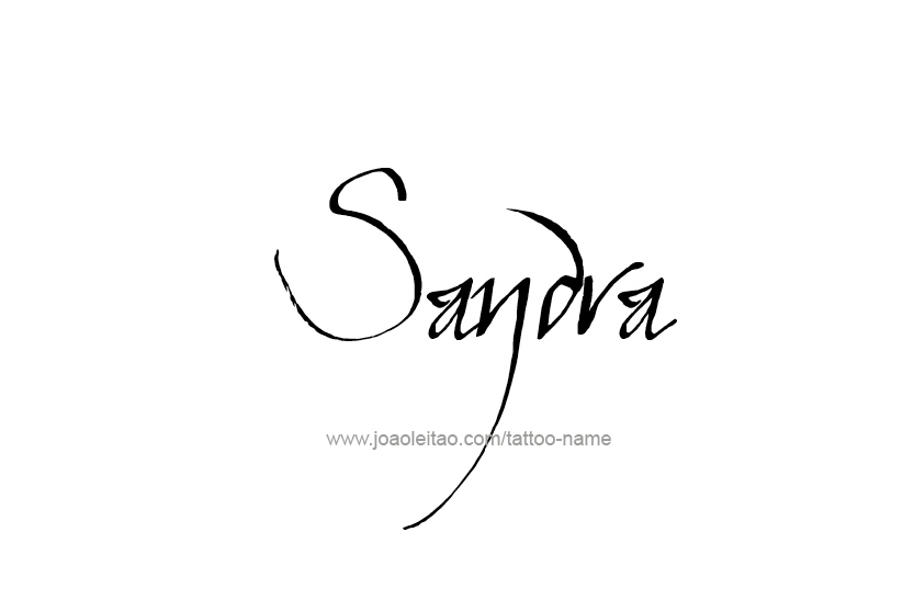 Tattoo Design Name Sandra  