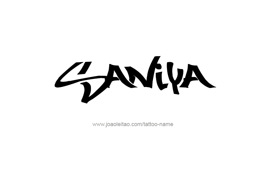 Tattoo Design Name Saniya  