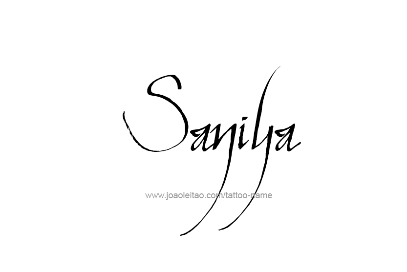 Tattoo Design Name Saniya  