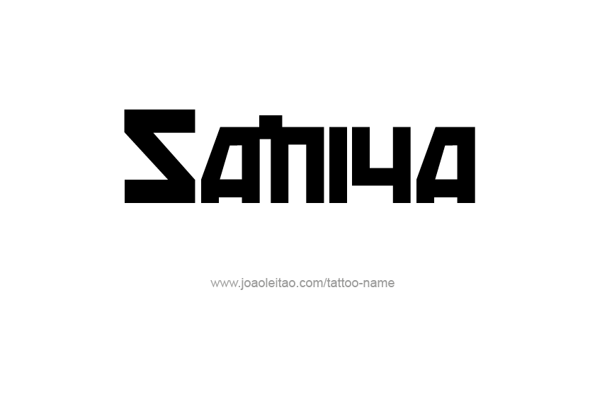 Tattoo Design Name Saniya  