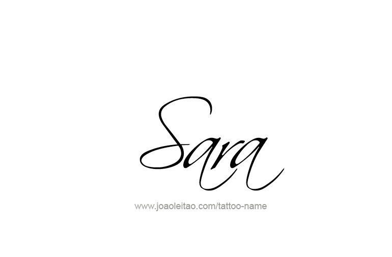 Tattoo Design Name Sara  