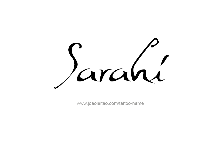 Tattoo Design Name Sarahi  