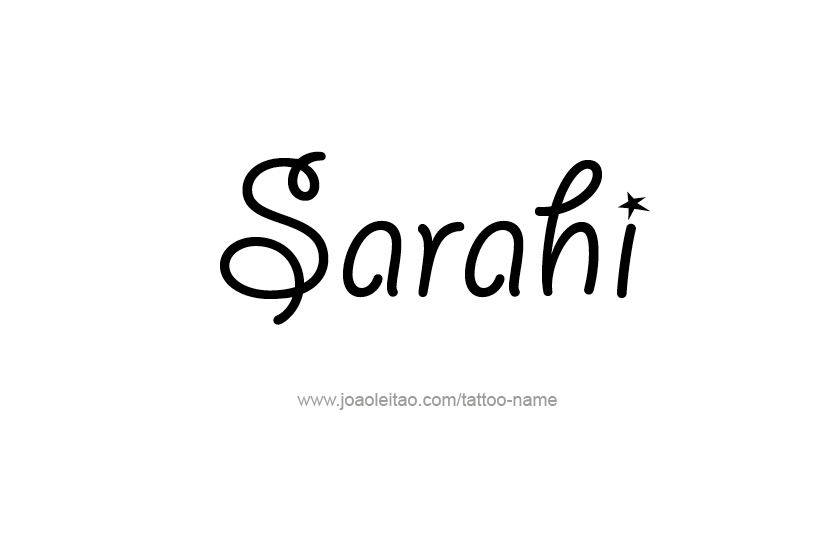 Tattoo Design Name Sarahi  