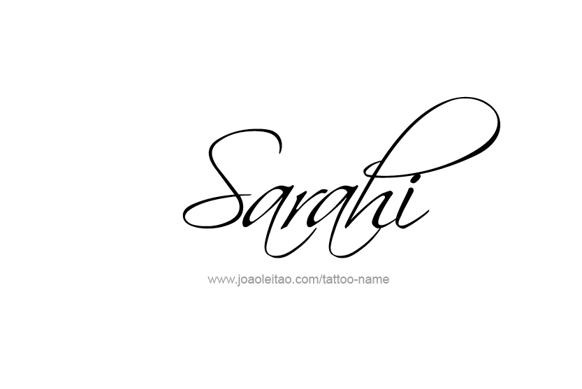 Tattoo Design Name Sarahi  