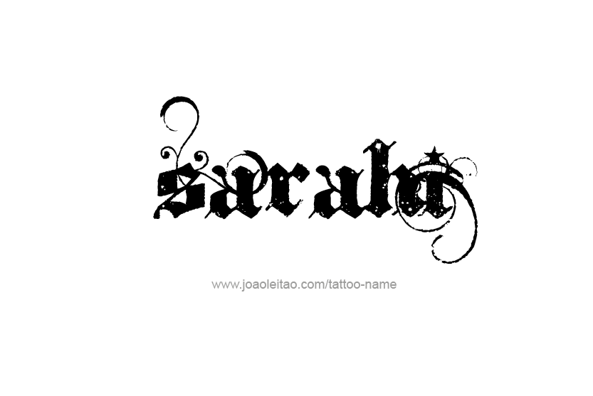 Tattoo Design Name Sarahi  