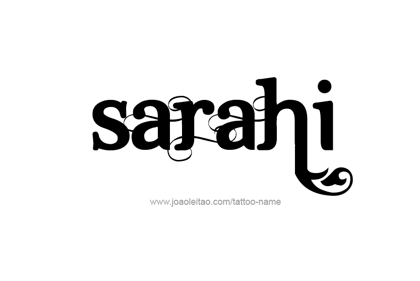 Tattoo Design Name Sarahi  