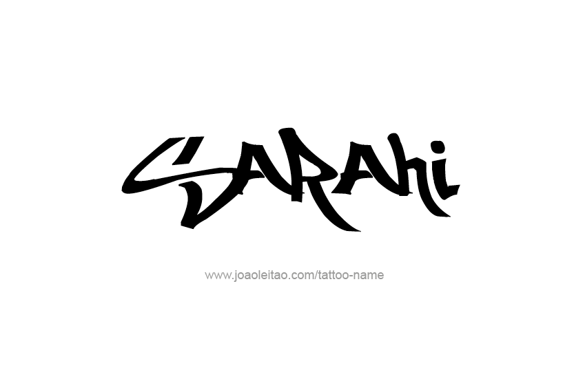 Tattoo Design Name Sarahi  