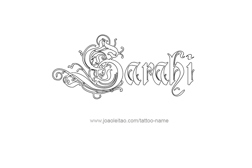 Tattoo Design Name Sarahi  