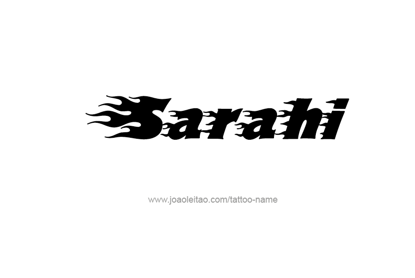 Tattoo Design Name Sarahi  