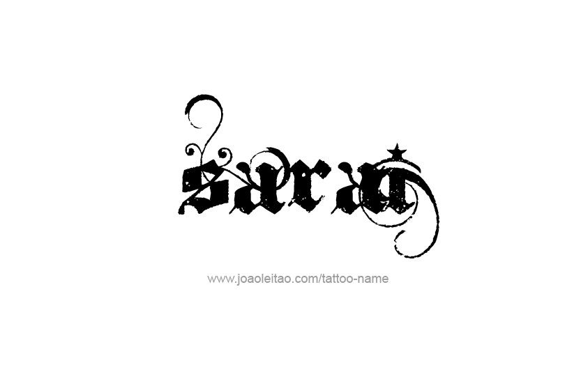 Tattoo Design Name Sarai  