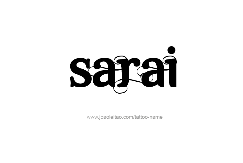 Tattoo Design Name Sarai  