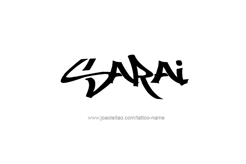 Tattoo Design Name Sarai  