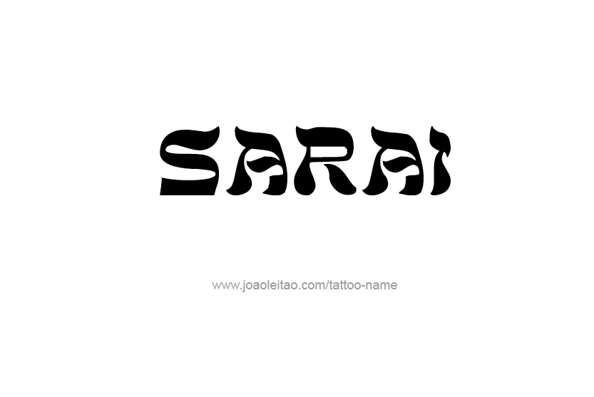 Tattoo Design Name Sarai  