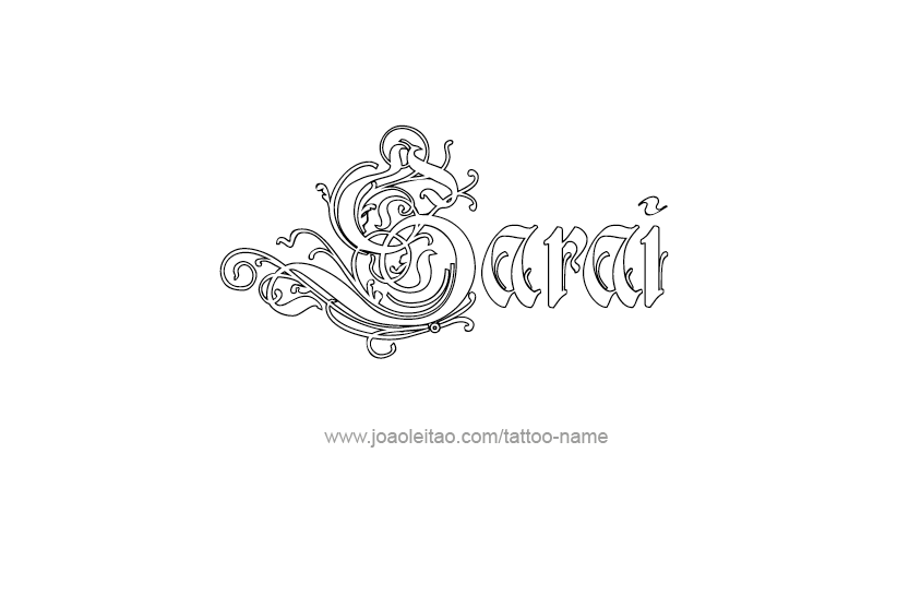 Tattoo Design Name Sarai  