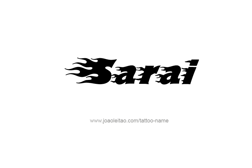 Tattoo Design Name Sarai  