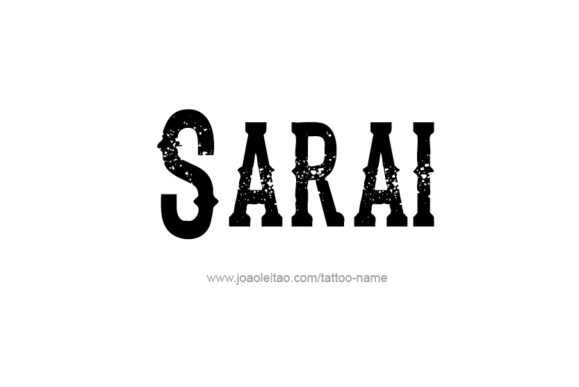 Tattoo Design Name Sarai  