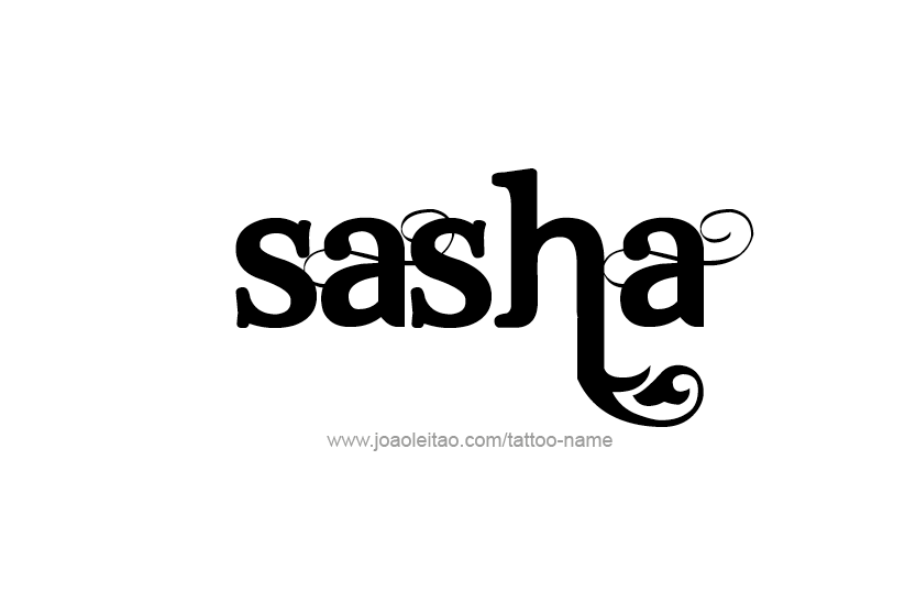 Tattoo Design Name Sasha  
