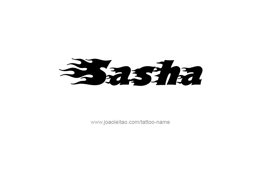 Tattoo Design Name Sasha  